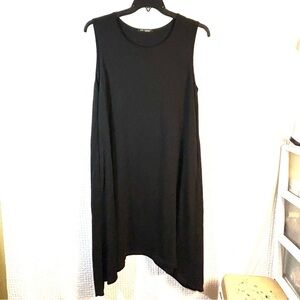New Orleans Knitwear Dress Sz 3 XL Sleeveless Pockets Lagenlook Shark Hem Peru